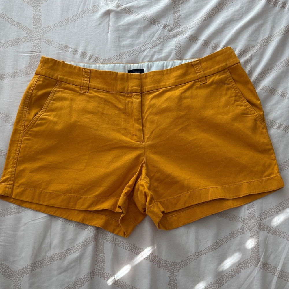 J.Crew Mustard Shorts